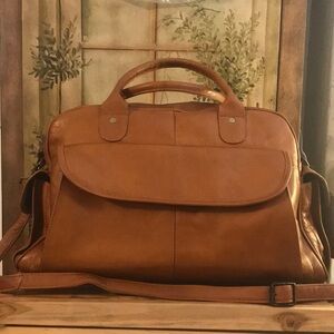 Classic Brown Leather Men's Bag